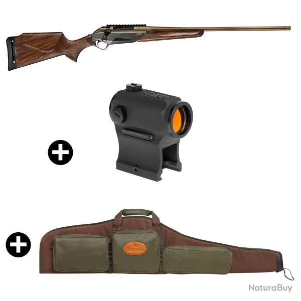 Pack battue Benelli Lupo Bois + Point rouge Holosun 403B + Fourreau Calibre 30-06 Sprg - Canon 56 cm