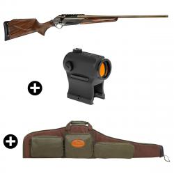 Pack battue Benelli Lupo Bois + Point rouge Holosun 403B + Fourreau Calibre 300 Win Mag - Canon 61 c
