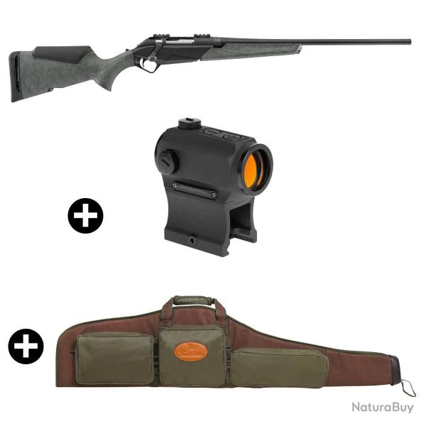Pack battue Benelli Lupo Granite + Point rouge Holosun 403B + Fourreau 300 Win Mag