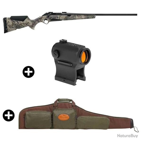 Pack battue Benelli Lupo Open Country + Point rouge Holosun 403B + Fourreau Calibre 30-06 Sprg - Can
