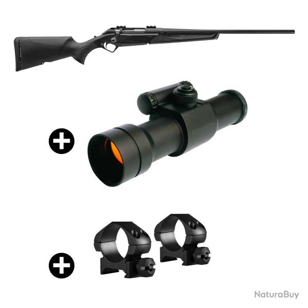 Pack battue Benelli Lupo Best + Point rouge Aimpoint 9000SC + Montage Calibre 7mm Rem Mag - Canon 61