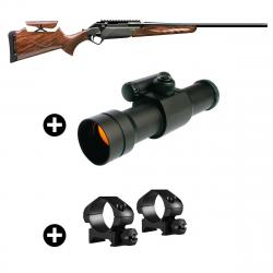 Pack battue Benelli Lupo Bois avec busc + Point rouge Aimpoint 9000SC + Montage 30-06 Spr