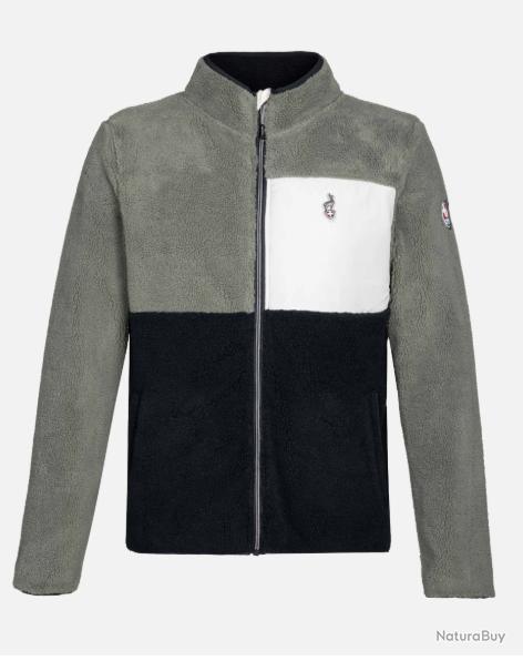 Veste Polaire de Randonnée Homme Aulp Vogue Kaki Polaires