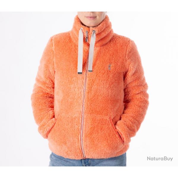 Veste Polaire de Randonne Femme Aulp Visha Orange