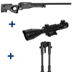 Pack Airsoft Sniper M57 à ressort Double Eagle