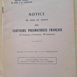TTA 752 Flotteurs pneumatiques Français