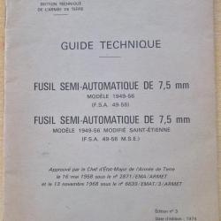 MAT 1032 Fusil semi-automatique de 7,5mm