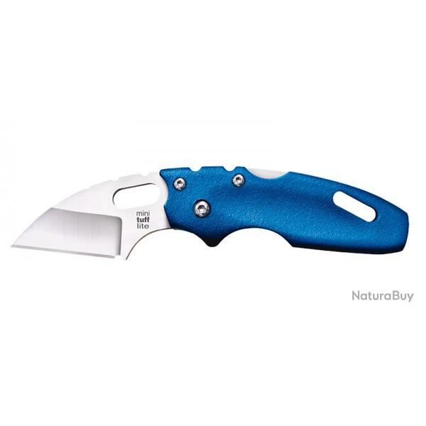 Couteau Cold Steel Mini Tuff Lite - Lame 51mm - Manche Griv-Ex bleu - Clip