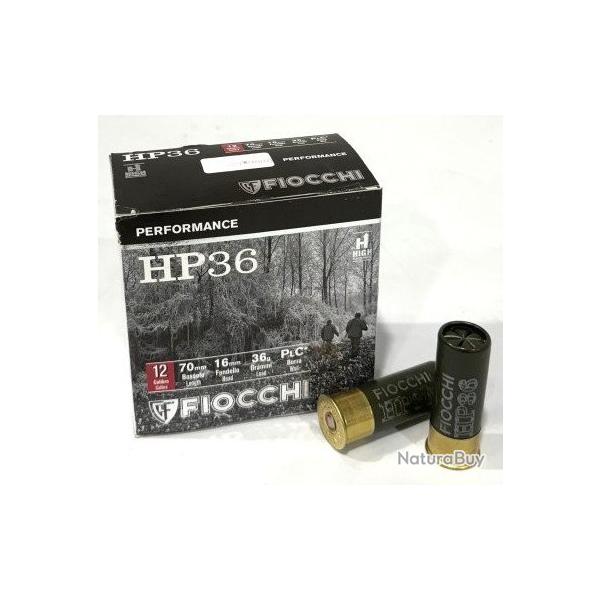 Cartouches Fiocchi HP36 36g BJ - Cal. 12 x2 boites