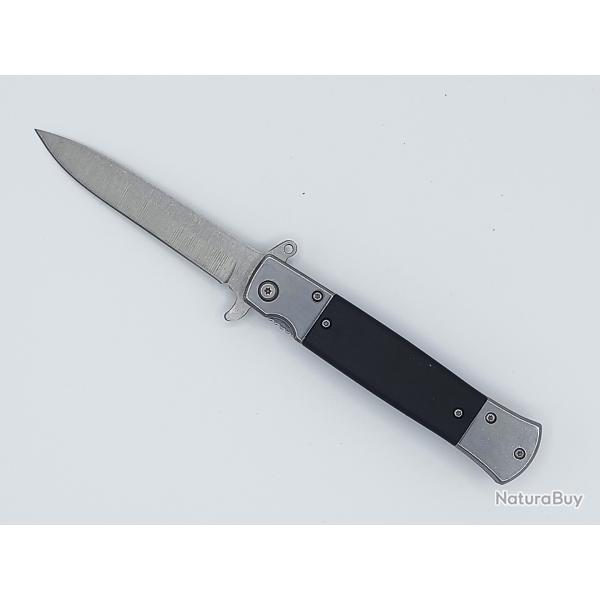 couteau Auto flipper inox