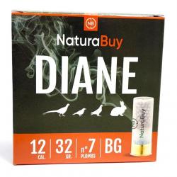 250 Cartouches NaturaBuy - Diane - 12/67 - 32gr - Plomb n°7 - 1 sans prix de réserve