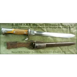 Baïonnette Allemande S 98/05 Bajonett German Bayonet