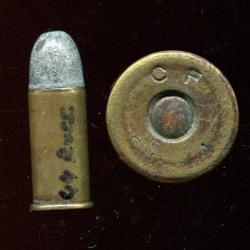 .44 S&W Russian - balle plomb - marquage : C.. 44 S&W R - amorce cuivre
