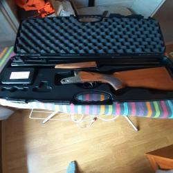 Fusil juxtaposé PALLAS mono détente sélective et choke interchangeable très bonne état