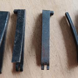 4 ressorts à lames pour platine Fusil chasse ou pistolet ancien