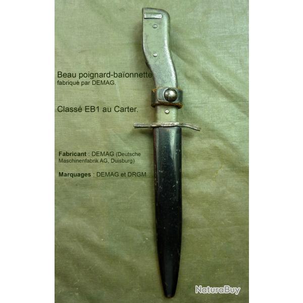 Baonnette Allemande Demag ersatz Bajonett Grabendolch German Bayonet EB1