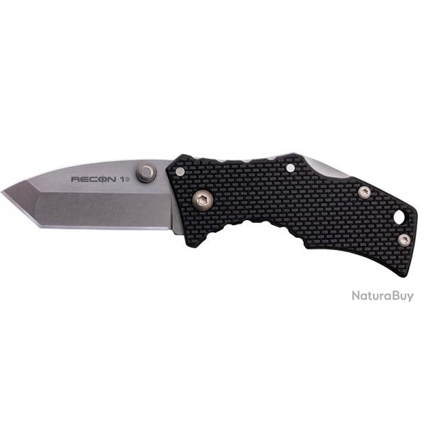 Couteau Cold Steel Micro Recon 1 Tanto - Lame 51mm - Manche G10 - Anneau