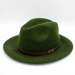 Chapeau Feroda classique chiné Kaki