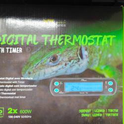 Terratlantis Digital Thermostat avec Timer - 2X 600W - 100% Neuf