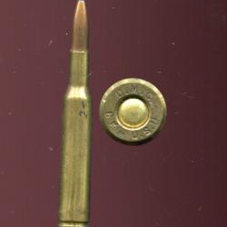 6 mm US Lee Navy - RARE calibre US - marquage : U.M.C. 6 m/m USN - balle cuivre pointue 1/2 blindée