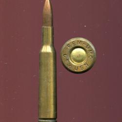 6 mm US Lee Navy - RARE calibre US - marquage : REM-UMC 6 m/m USN - balle cuivre pointue 1/2 blindée