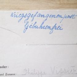 28 juillet 1940 lettre prisonnier guerre document militaire Oflag officier
