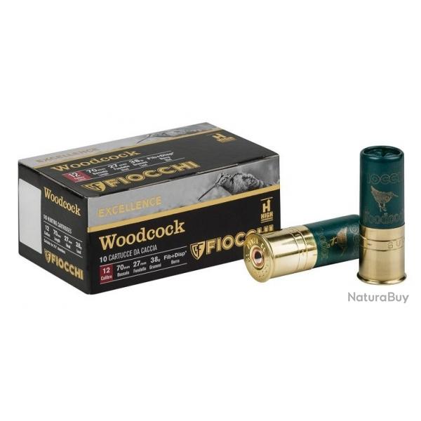 Cartouches Fiocchi Woodcock 38g BG - Cal. 12 x1 boite
