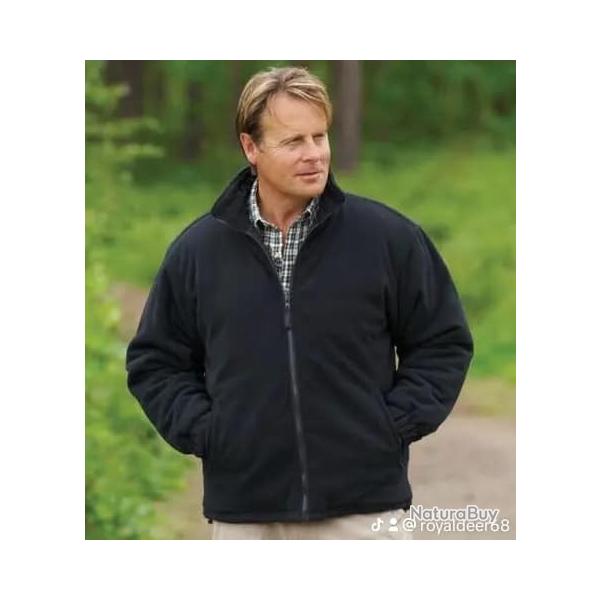 Veste polaire matelasse Champion Glen pour homme Noir