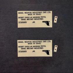 Marquage adhésif métal Desert Eagle - Noir