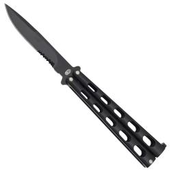 COUTEAU PAPILLON K25 NOIR REVETU TITANE 9.7CM