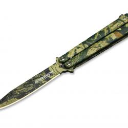 COUTEAU BOKER BALISONG CAMO 95 MM 06EX403