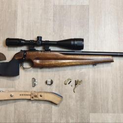 Carabine de précision BRNO Model 4 - Calibre 22 LR + Lunette Leapers 6-24x50 AO (Occasion)