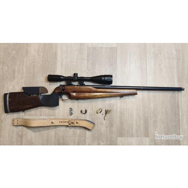 Carabine de prcision BRNO Model 4 - Calibre 22 LR + Lunette Leapers 6-24x50 AO (Occasion)