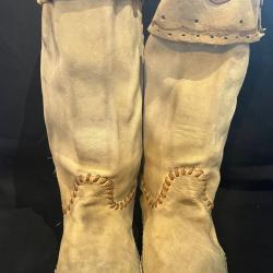 Jolie paire de mocassins montants  indiens des plaines taille 43