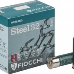 Cartouches Fiocchi Steel Shot 32g BJ - Cal. 12 x2 boites