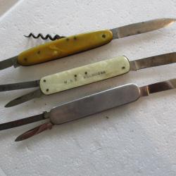3 petits couteau