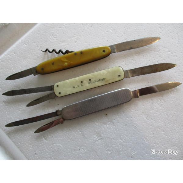 3 petits couteau