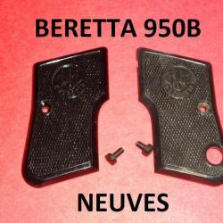 plaquettes + vis NEUVES de BERETTA 950B 6.35 Browning BERETTA 950 B - VENDU PAR JEPERCUTE (HU34)