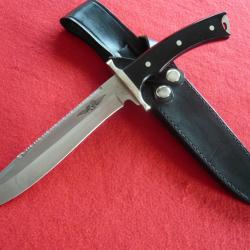 Couteau-dague de chasse marque allemande Haller, acier japonais Aus8 !!
