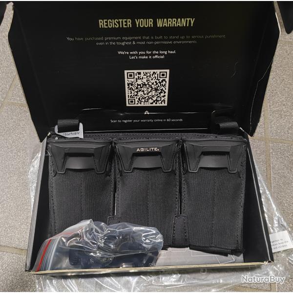 Porte chargeur triple agilite