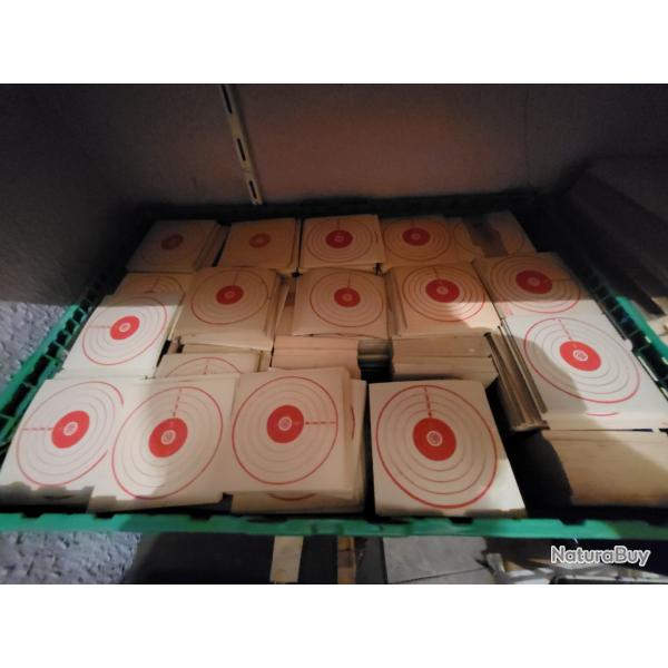 Lot 2000 cibles 10x10 cartonn