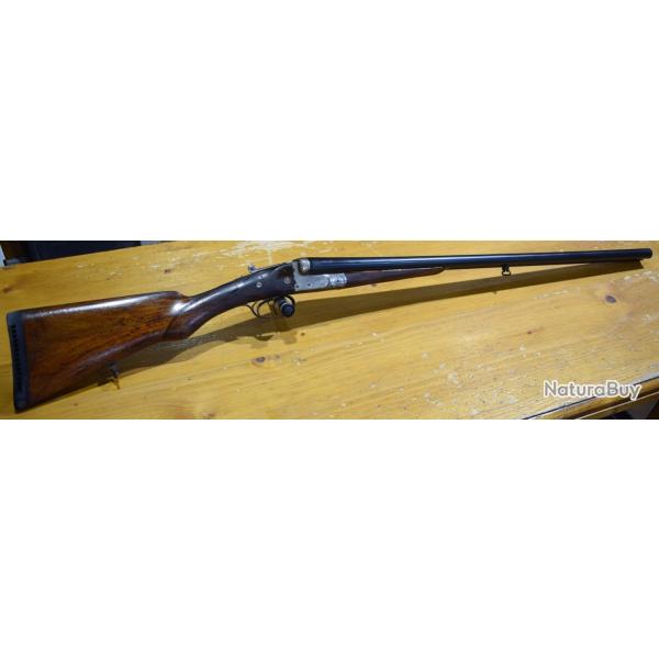 Fusil juxtapos cal 12/65, canon 70cm, extracteur (crumiere valence)