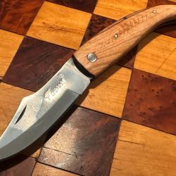 Couteau pliant Léopard Mod Shark - Teck
