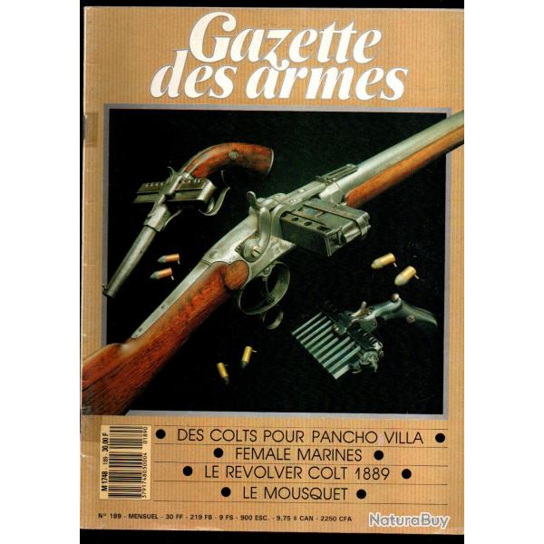 gazette des armes 189 , marines, revolver 1889, pistolet d'officier suprieur 1833, colt pancho vill