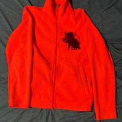 Polaire De Chasse, orange, taille S