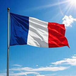 Grand Drapeau Francais, Modele: 60X90cm