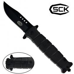 Couteau pliant SCK - lame noire