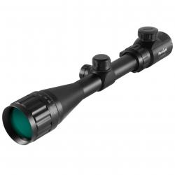 Lunette 4-16×40 AOE rouge/vert 1" (25,4 mm) alliage aluminium - chasse, airsoft, sniper - Rail 20 mm