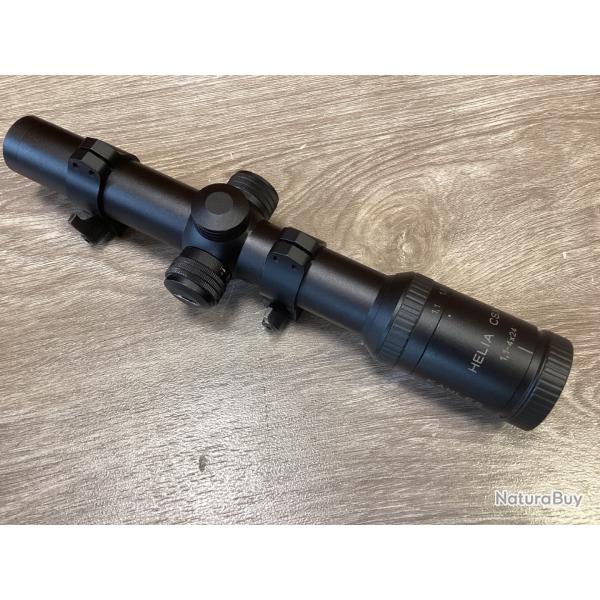 Kahles Helia CSX 1.1-4x24 et collier diamtre 30