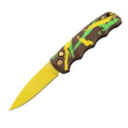 Couteau automatique Boker Kihon Dubaï Chocolate AKS 74